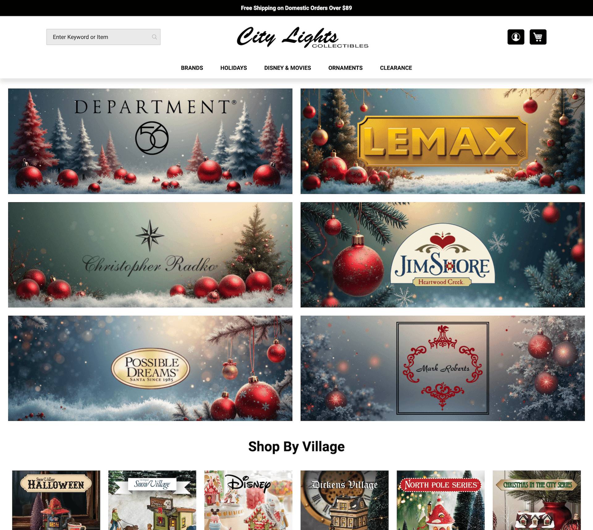 City Lights City Lights Collectibles Your Christmas Collectibles Superstore